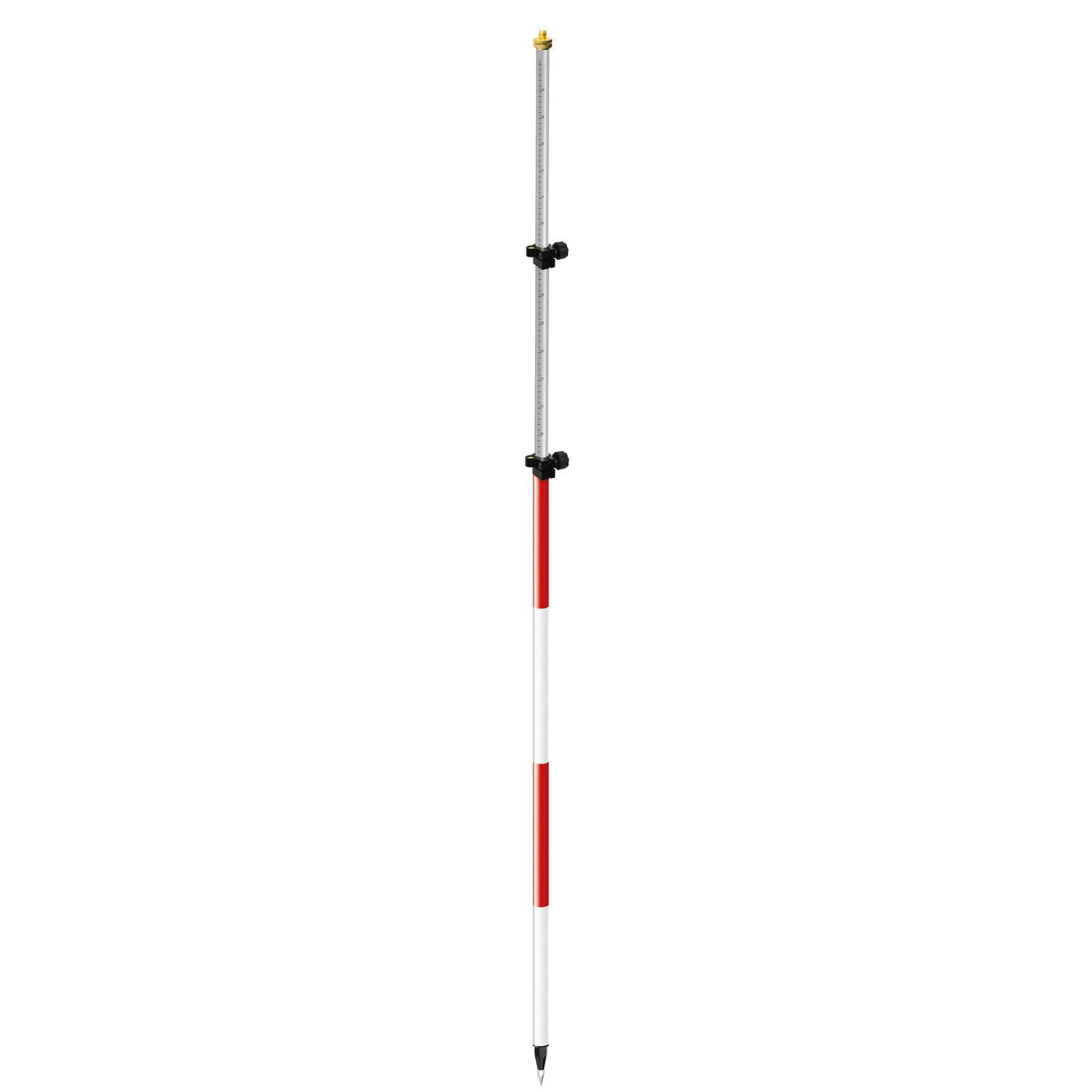 SitePro 12-ft Twist-Lock Prism Pole, 10ths/Metric