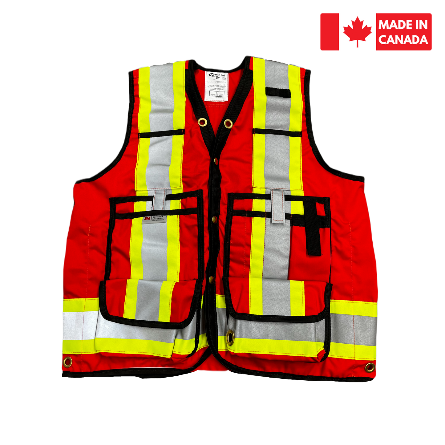S-Tech Orange Cruiser Vest