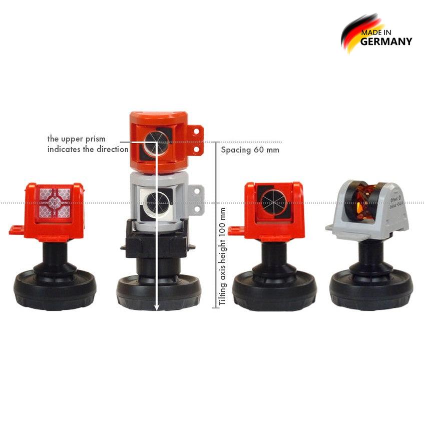Mini Prism, Reflective Targets with Tilting Axis RS195M, RSMP392M, RSMP395M and RSMP495M