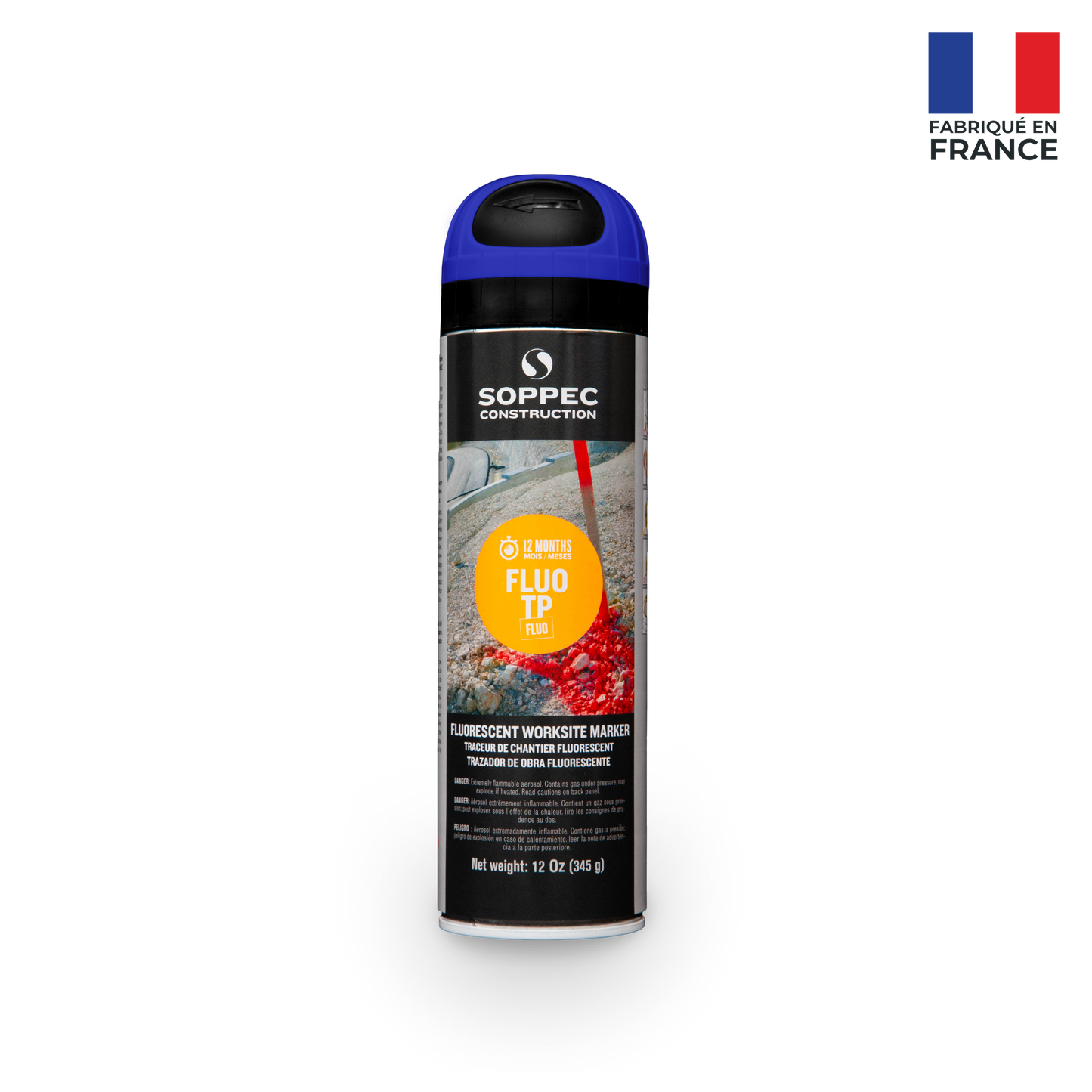 Soppec Fluo TP - Premium Fluorescent Inverted Marking Paint