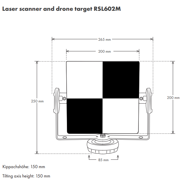 Laser Scanner & Drone Targets RSL602M & RSL672M