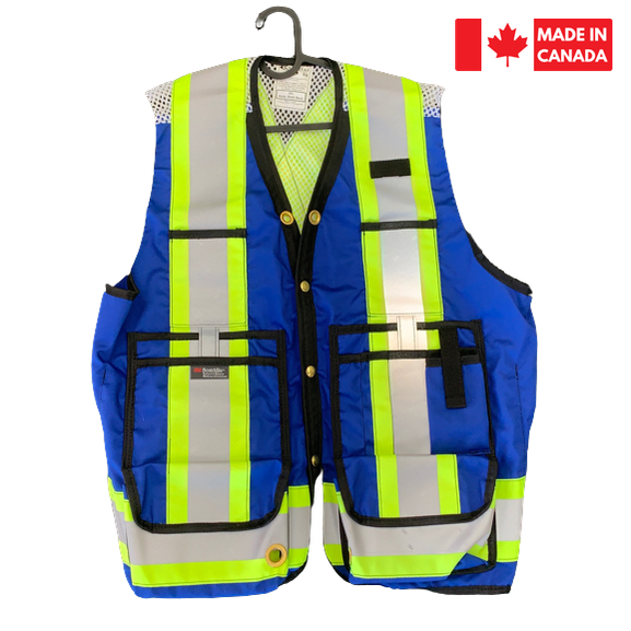 Blue Mesh Back Vest