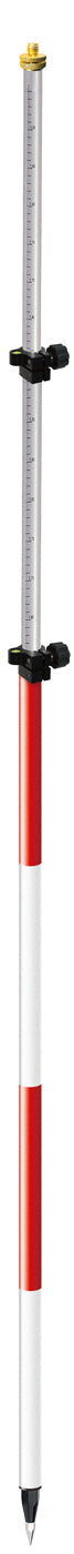 SitePro 12-ft Twist-Lock Prism Pole, 10ths/Metric