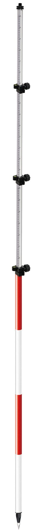 SitePro 15-ft Twist-Lock Prism Pole, 10ths/Metric