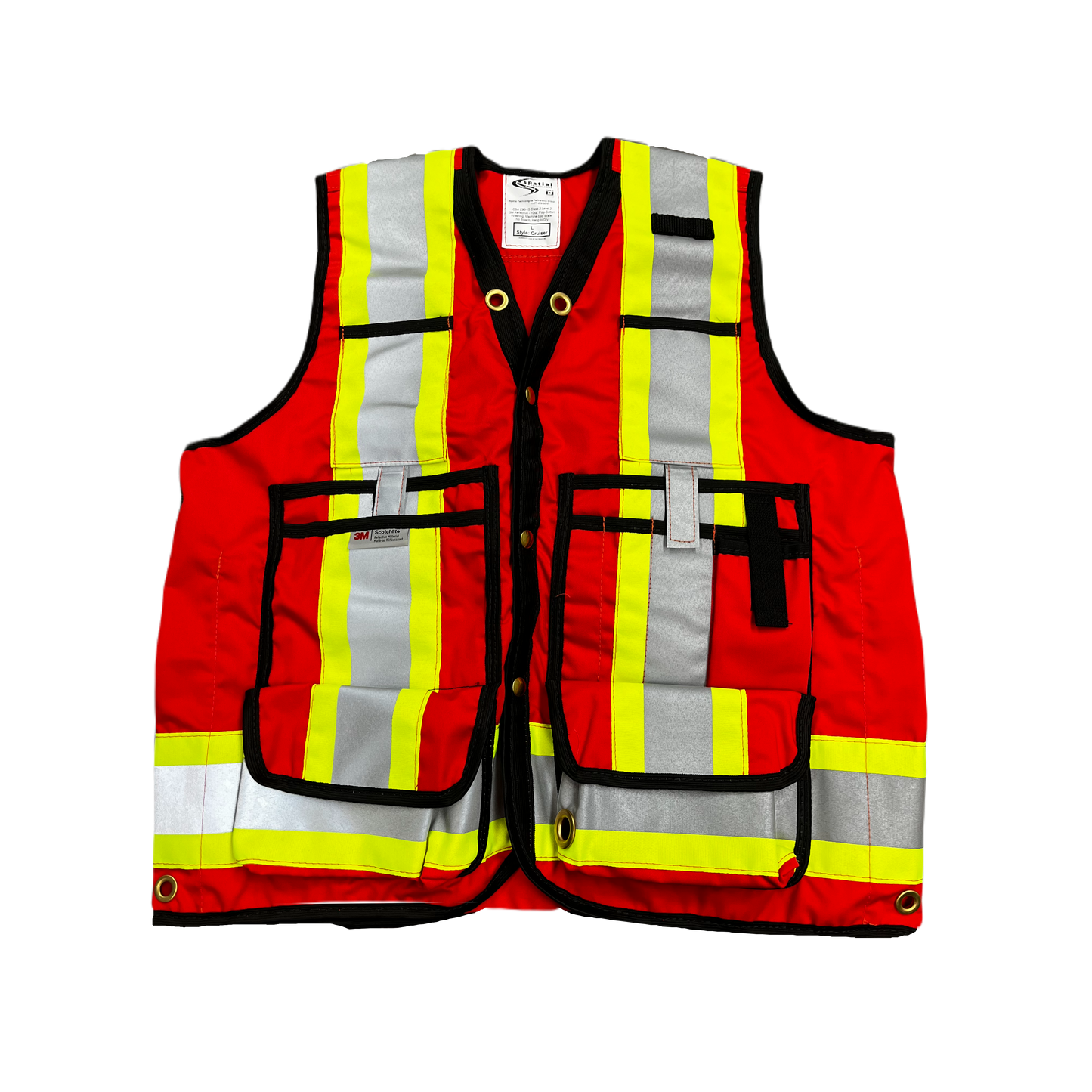 S-Tech Orange Cruiser Vest