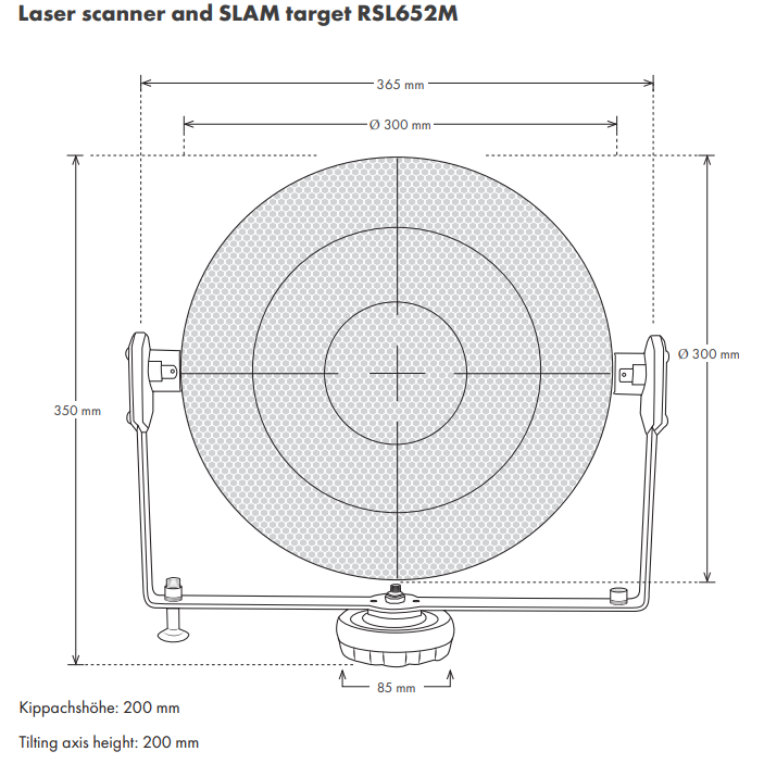 Laser Scanner & SLAM Targets RSL632M & RSL652M