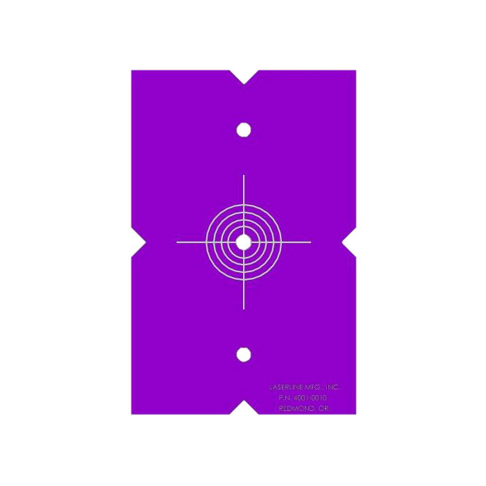 Quad1000 LaserLine Target Template