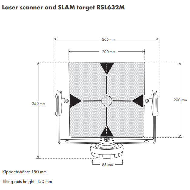 Laser Scanner & SLAM Targets RSL632M & RSL652M