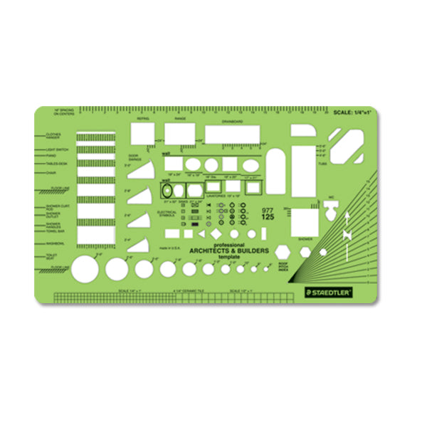 Staedtler Drawing Template - Architect