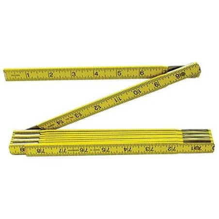 Keson WR18M Folding Wood Rule English/Metric 78-inch