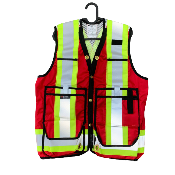 Red Mesh Back Vest