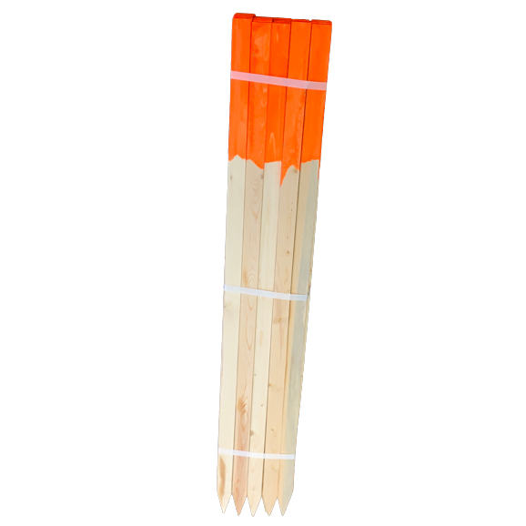 Lath Bundle 48" - Painted Tops orange