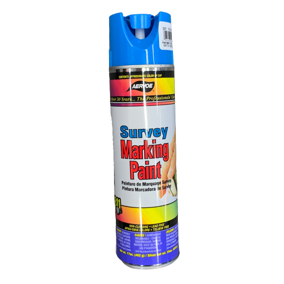 Aervoe Flo Blue Survey Inverted Marking Paint