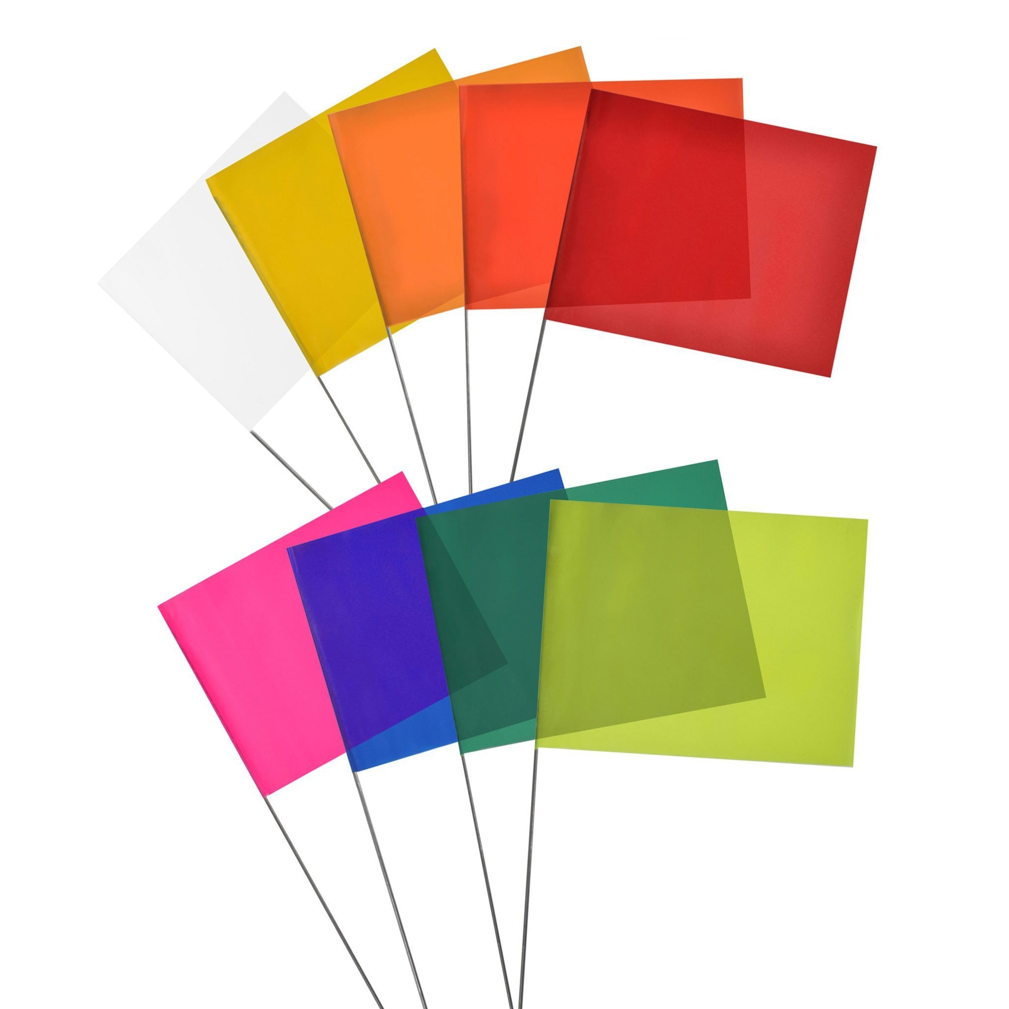 Transparent Pin Flags Plastic Pin Flags – Spatial Technologies Online Store