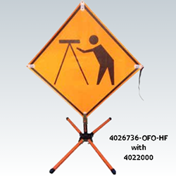 ChrisNik Survey Sign Stand, Telescoping Legs