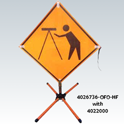 Survey Sign Stand w/ Telescoping Legs