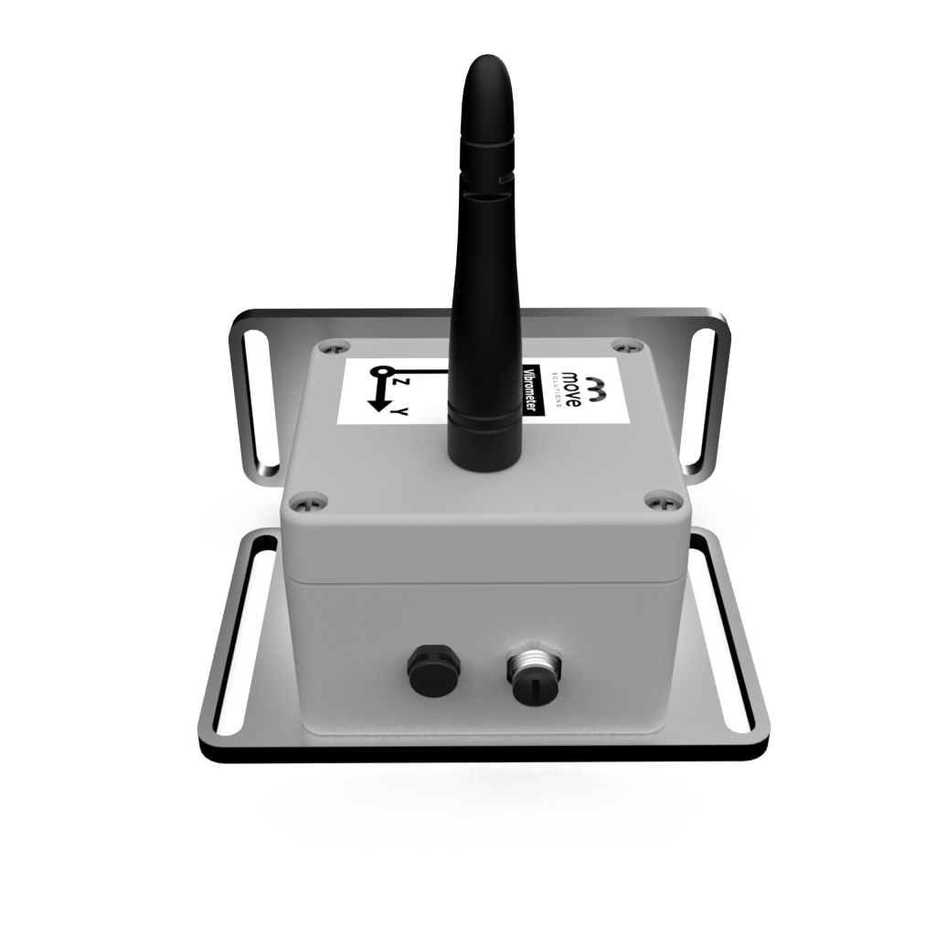 Triaxial wireless vibration sensor