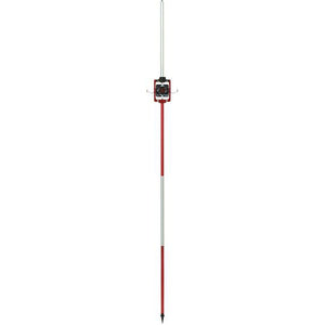 Red European Style Compact & Portable Prism Pole System - Offset 0,-30 mm