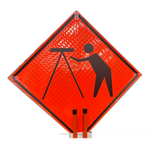 ChrisNik 36" Reflective Survey Safety Sign