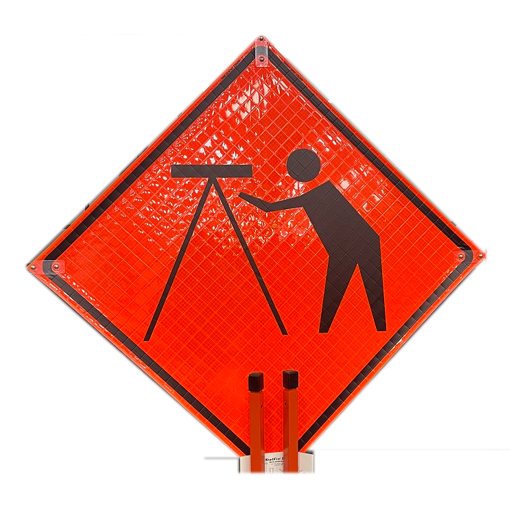 ChrisNik 36" Reflective Survey Safety Sign